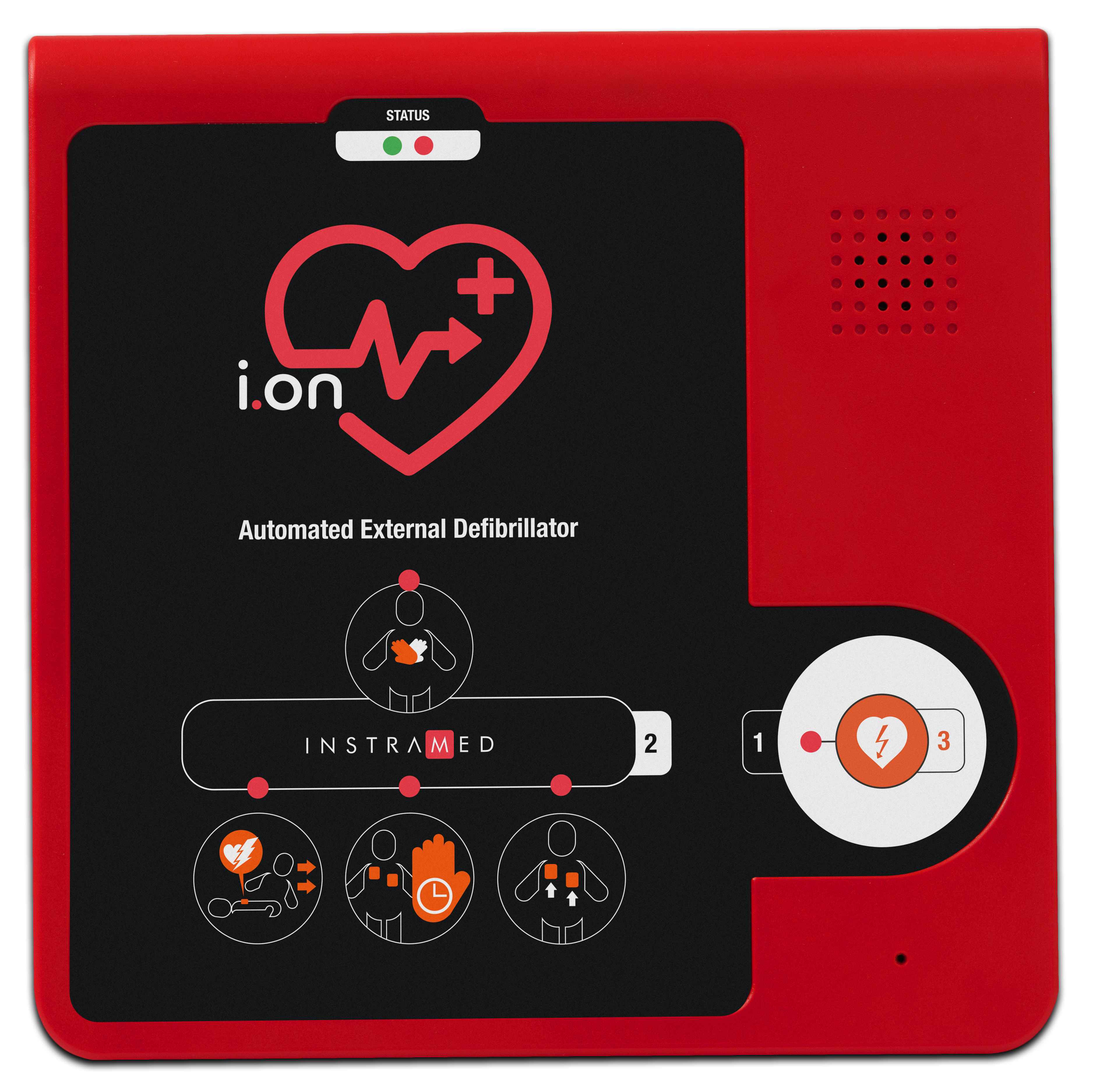 Автоматичний зовнішній дефібрилятор i.on з одноразовою батареєю, Instramed, Бразилія